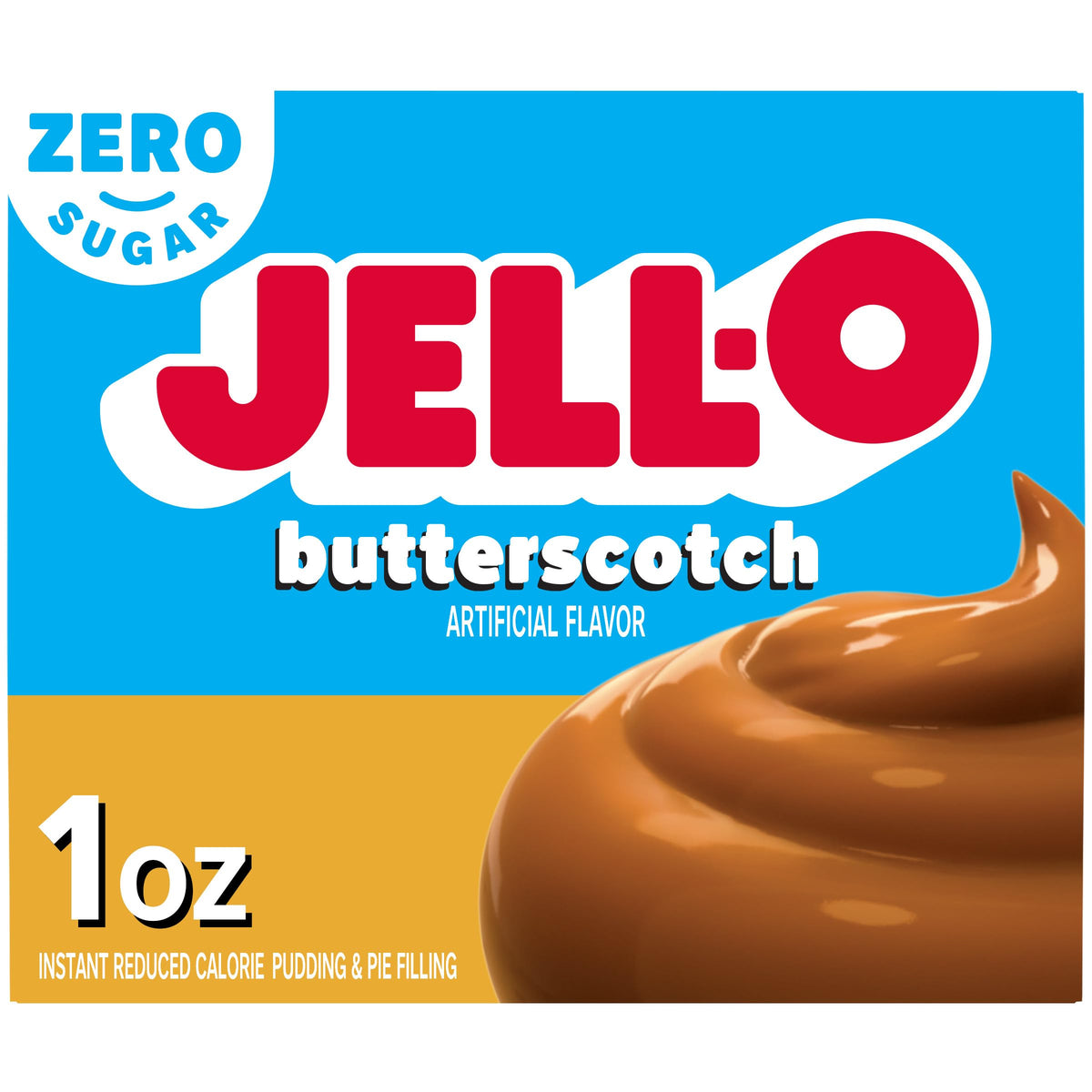 Jell-O Butterscotch Sugar Free Instant Pudding Mix 1 oz