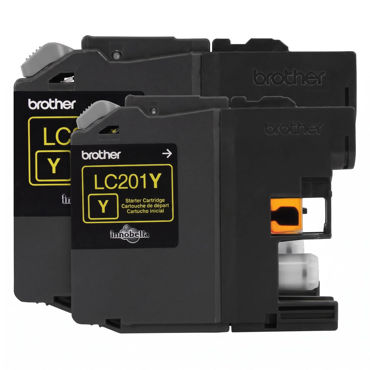 Brother LC201Y Standard Yield Yellow Ink Cartridge (Pack of 2)
