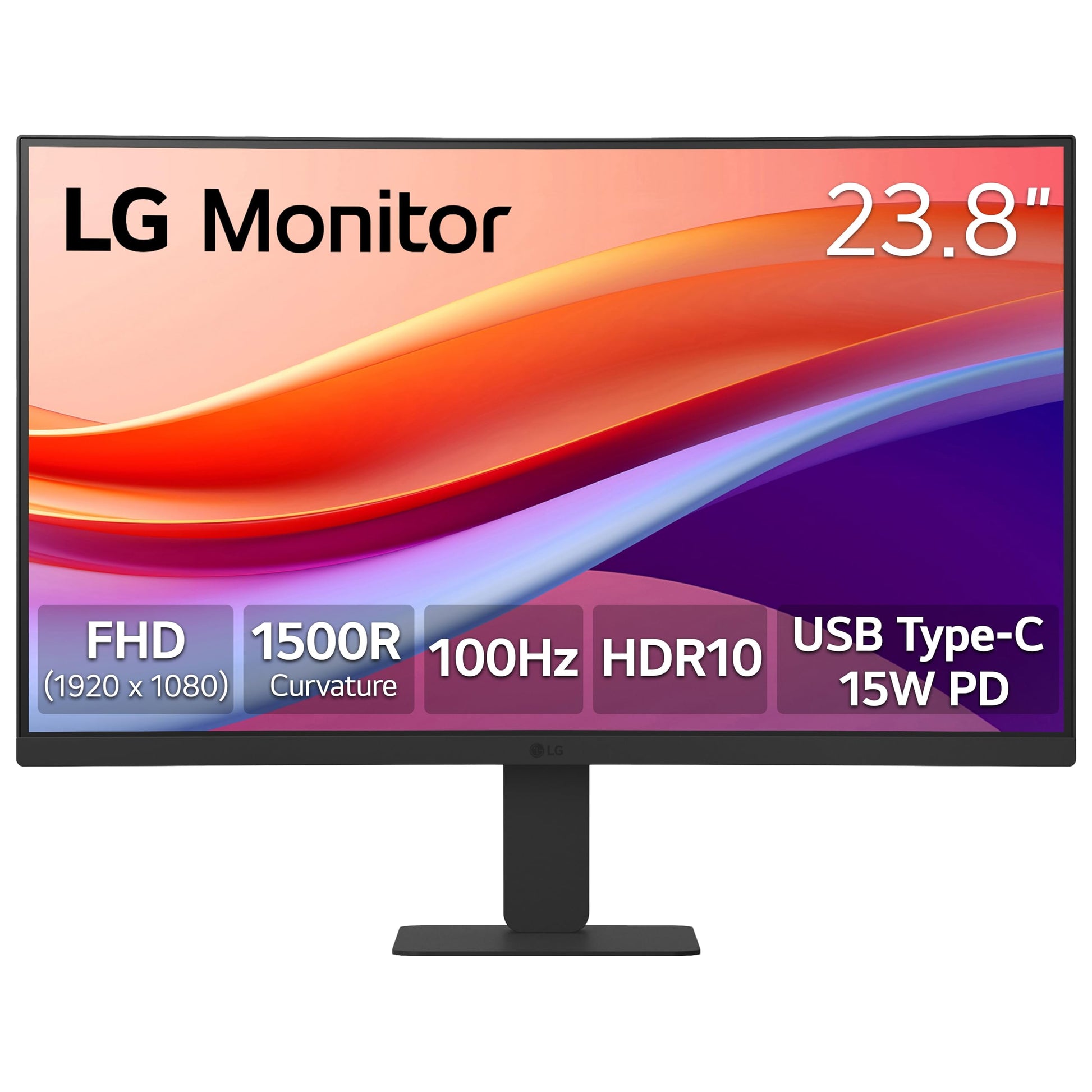 LG 24IN 24U421A-B FHD CURVED