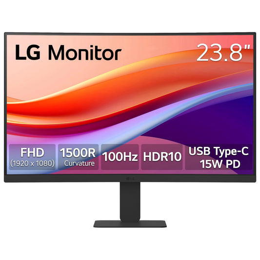 LG 24IN 24U421A-B FHD CURVED