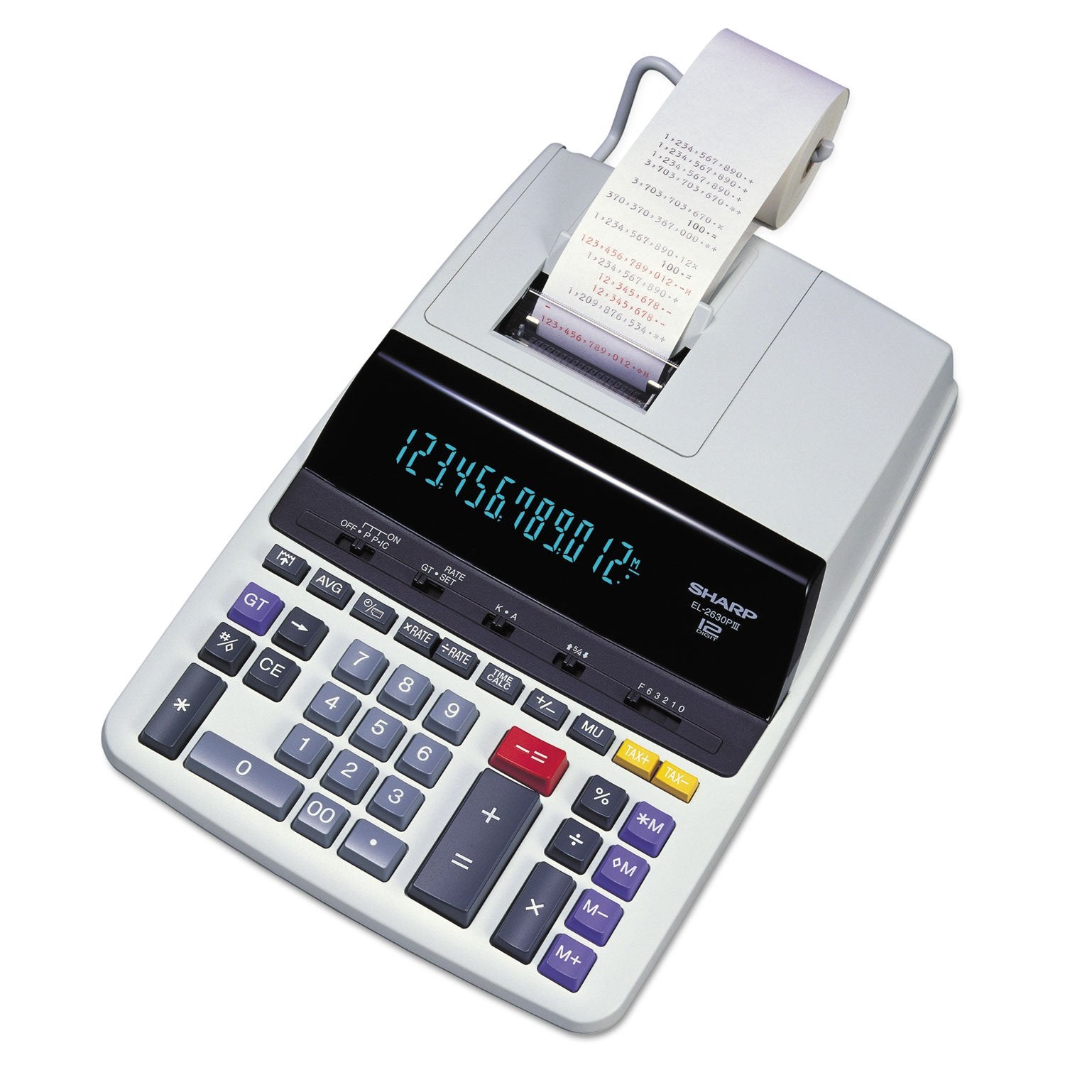 SHARP EL2630PIII 12-Digit Printing Calculator
