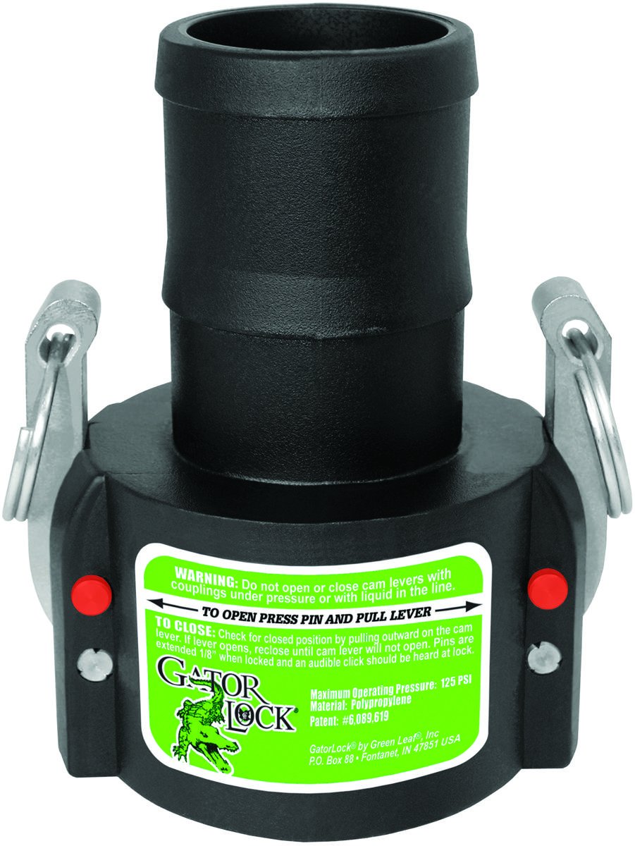 Coupler Cam Lock Fem 2in Barb