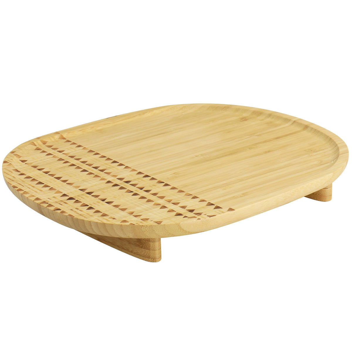 Gibson Home Serving Tray Brown