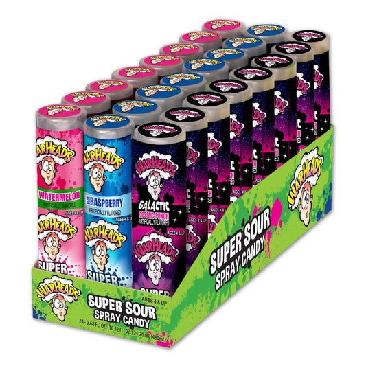 WARHEADS Super Sour Spray Candy 0.68oz 24ct
