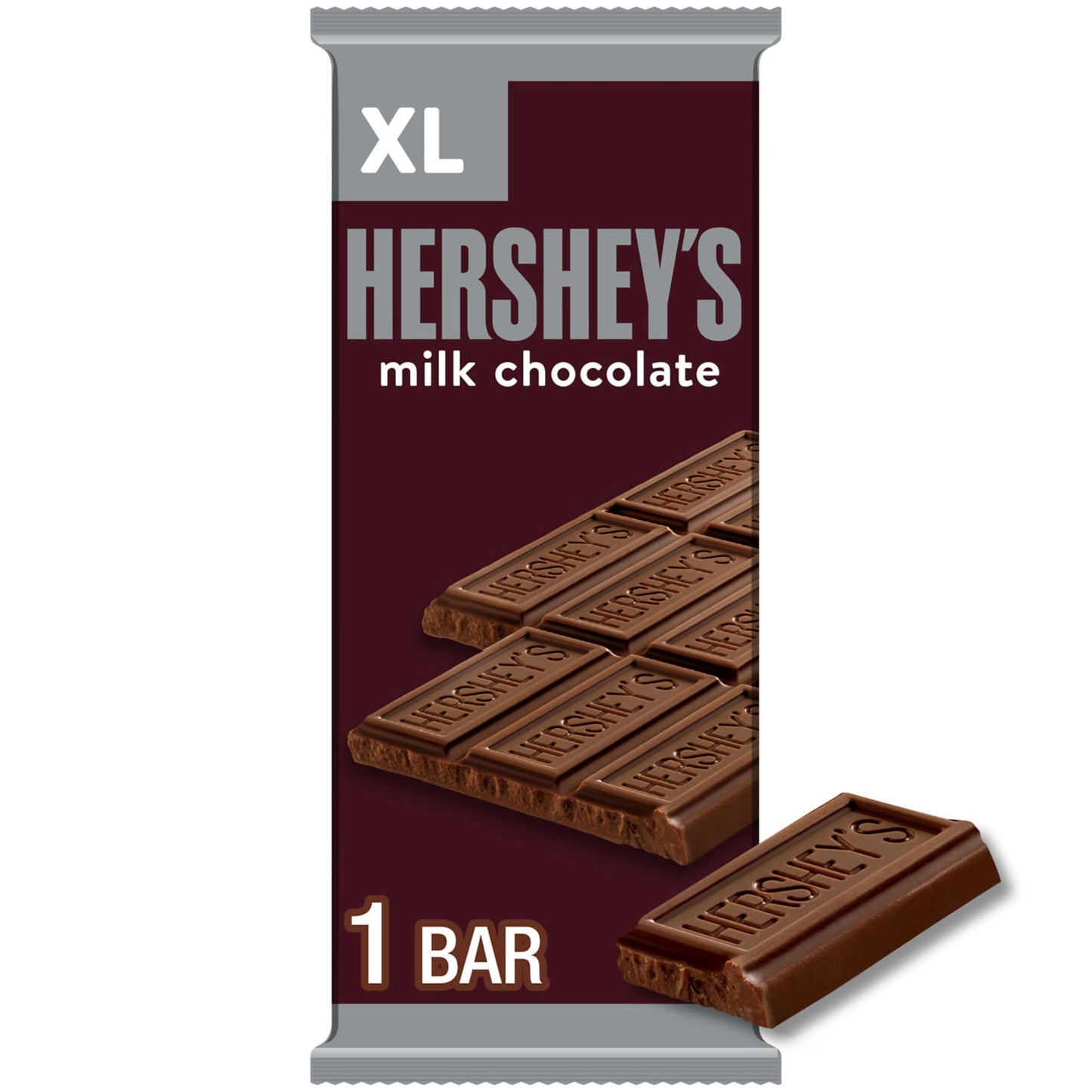 HERSHEY'S Milk Chocolate XL Candy Bar 4.4 oz
