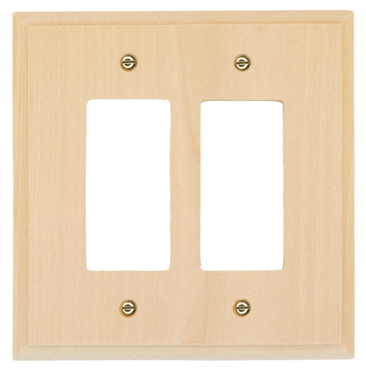 Atron Double Rocker Wall Plate Provincial