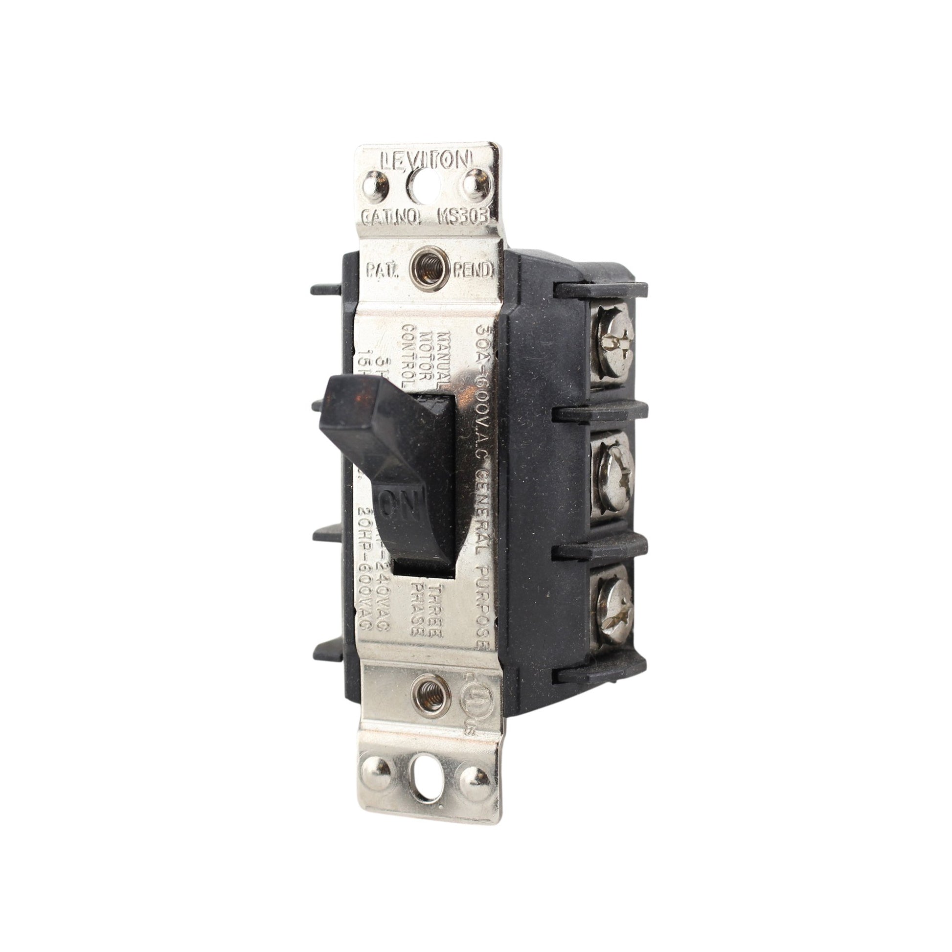 Leviton MS303 Motor Starter Switch 30A 600V