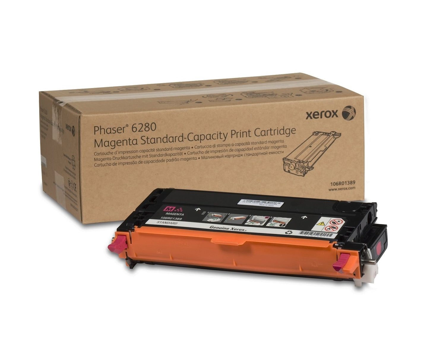 Xerox Phaser 6280 106R01389 Magenta Toner 2,200 Pages