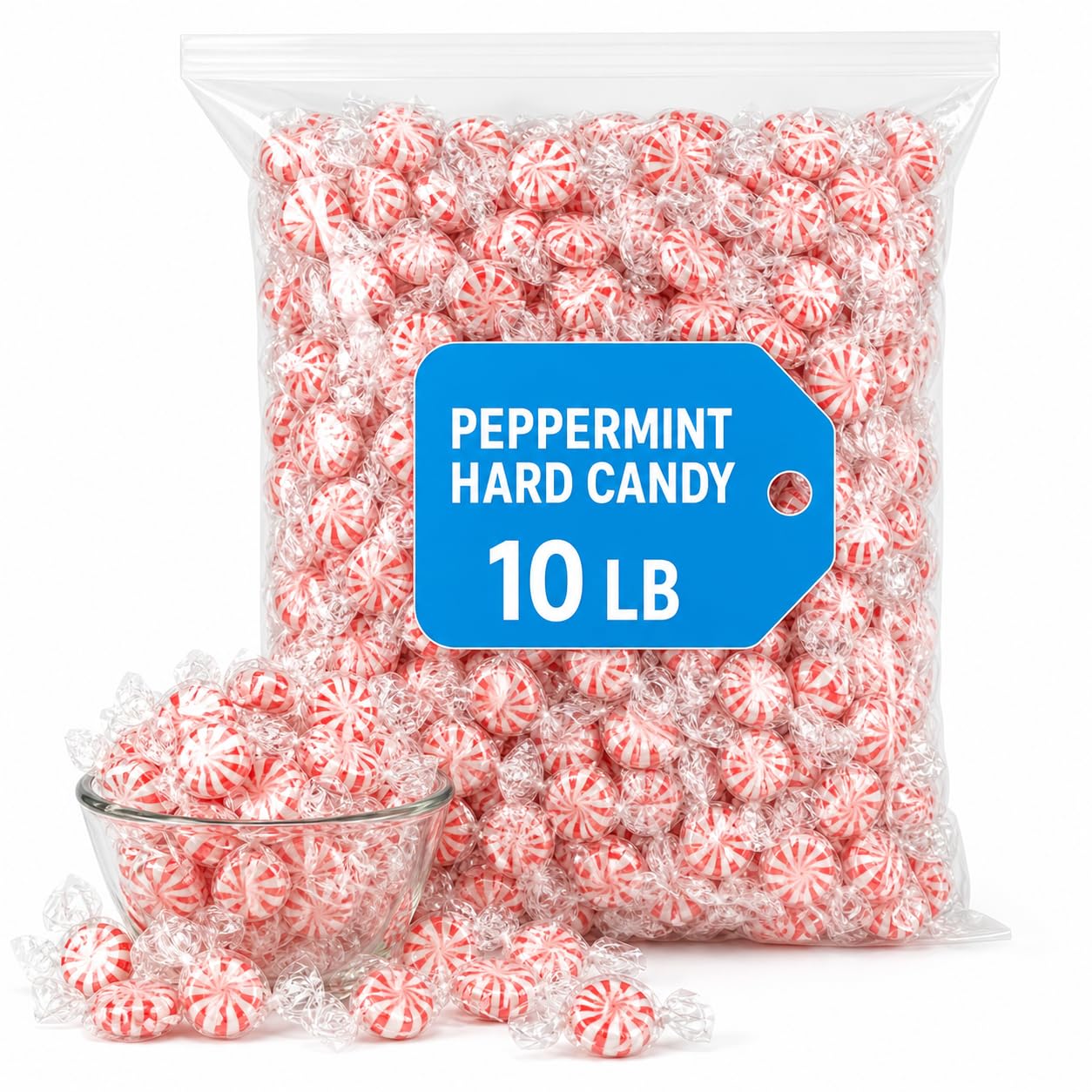 Starlight Peppermint Hard Candy 10 lb Bag