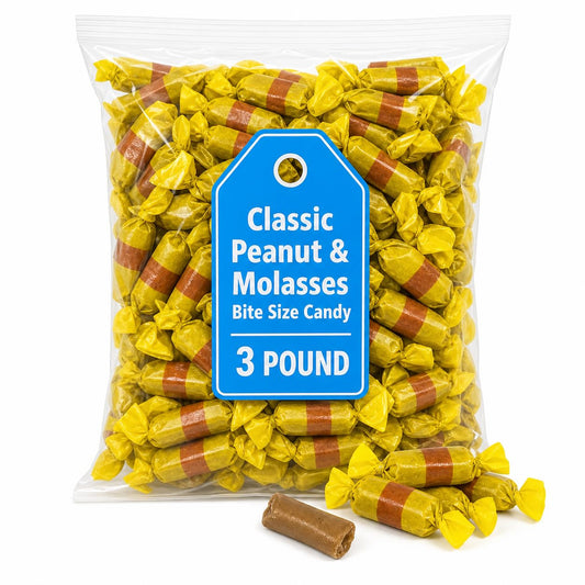 Atkinson Classic Peanut & Molasses Bite Size Candy 3 lb