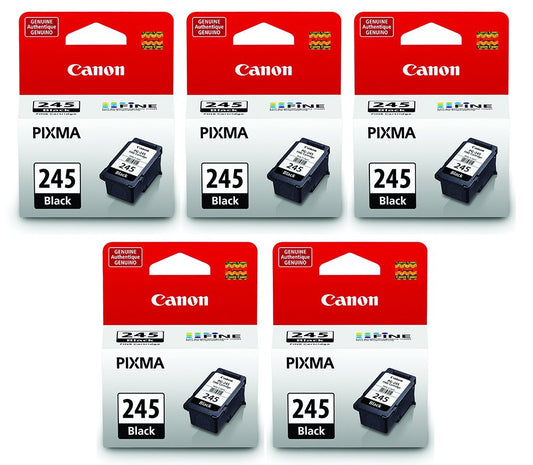 Canon PG-245 Black Ink Cartridge 5 Pack