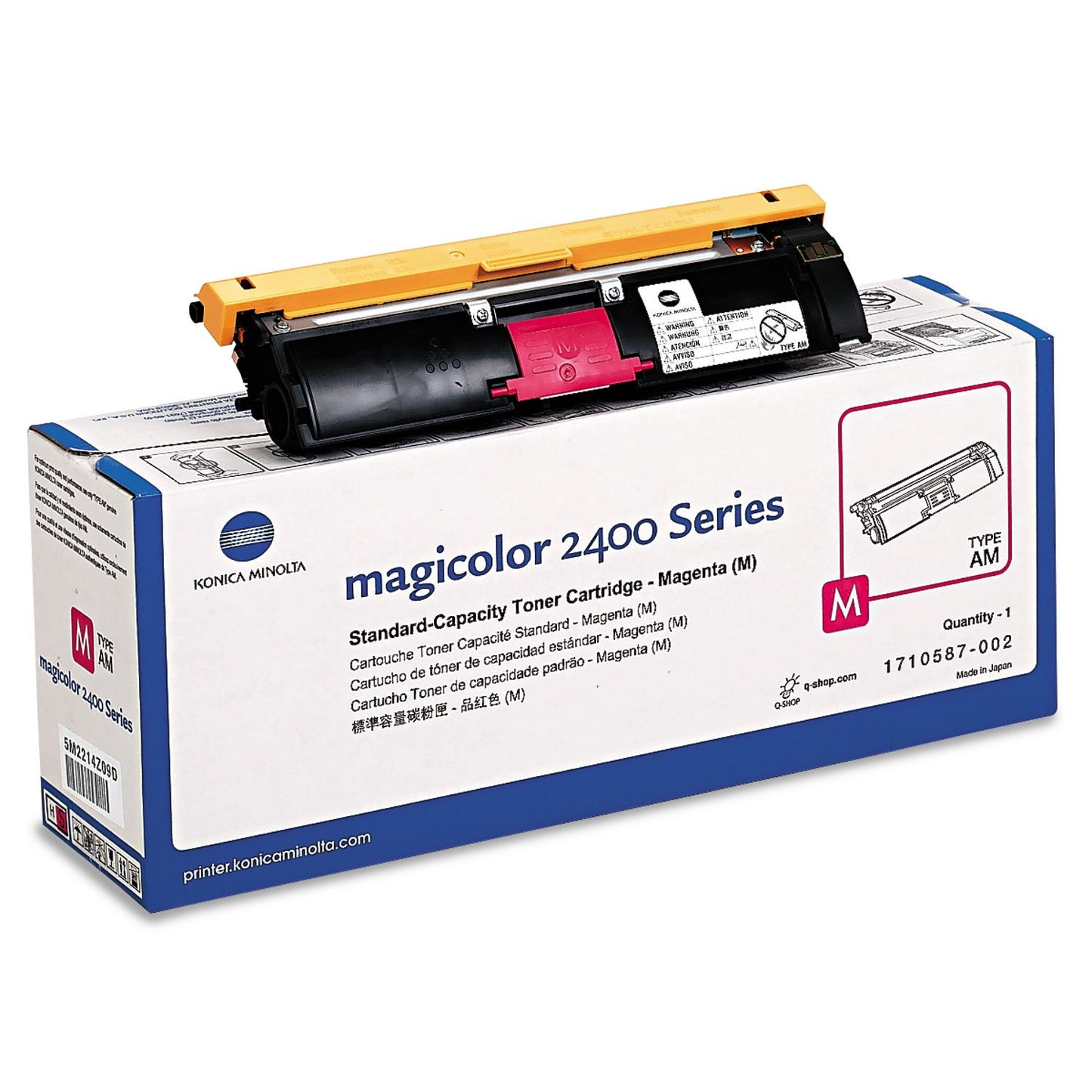 Konica Minolta magicolor 2480MF Cyan Standard Capacity Toner (1500 Yield) - Genuine OEM toner