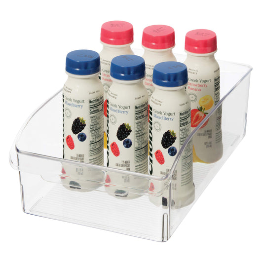 OGGI Fridge/Pantry Bin with Fingergrip Handle 14.25" x 7.75" x 4.5"