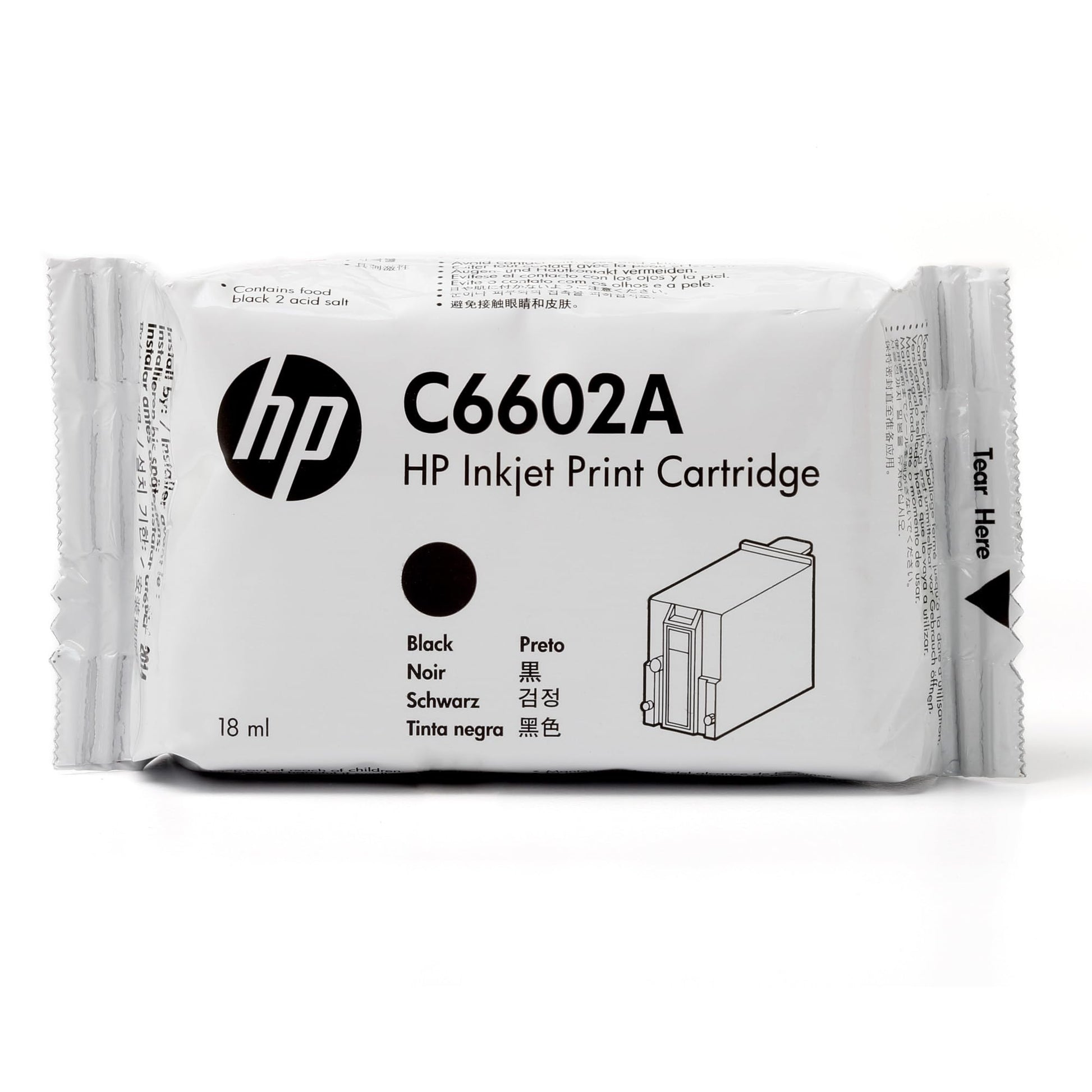 HP Reduced Height Black Cartridge C6602A
