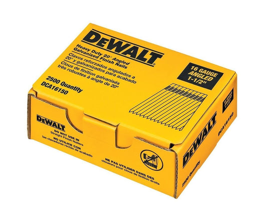 DEWALT 16GA 1-1/2 in. Angled Finish Nails
