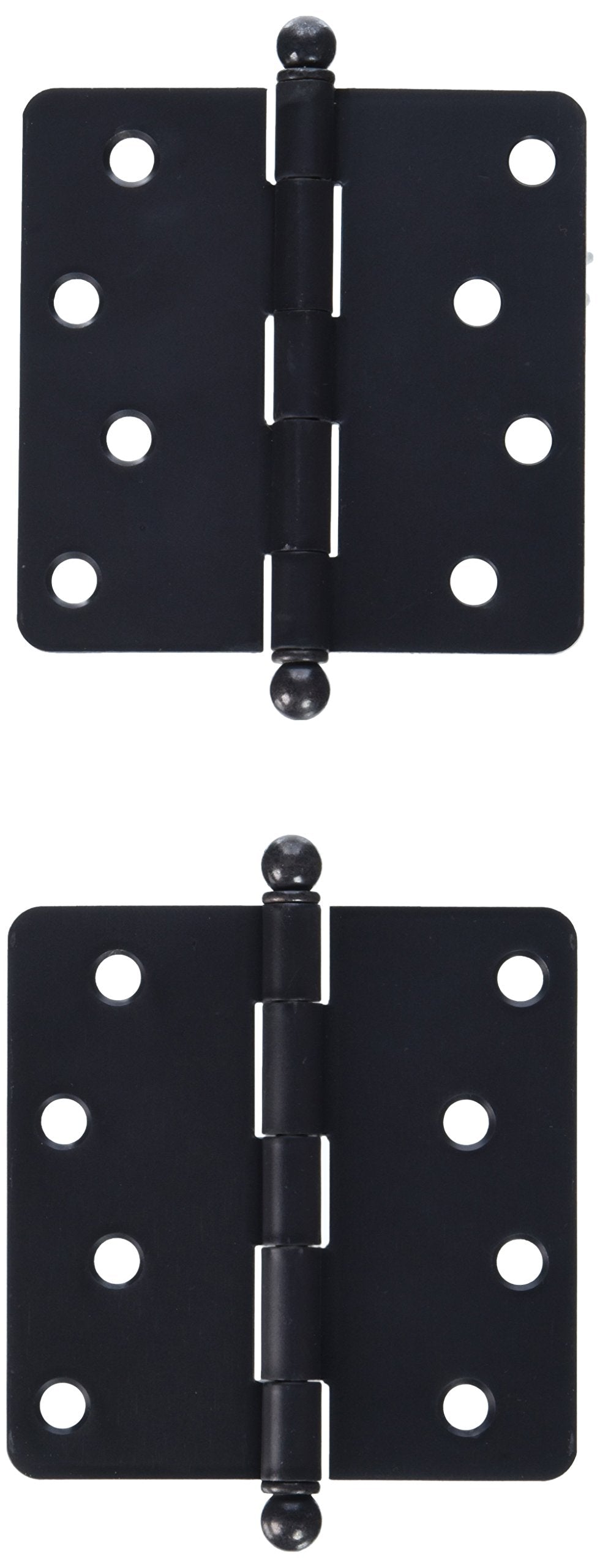 Deltana S44R410B-BT Steel 4" x 4" Radius Hinge