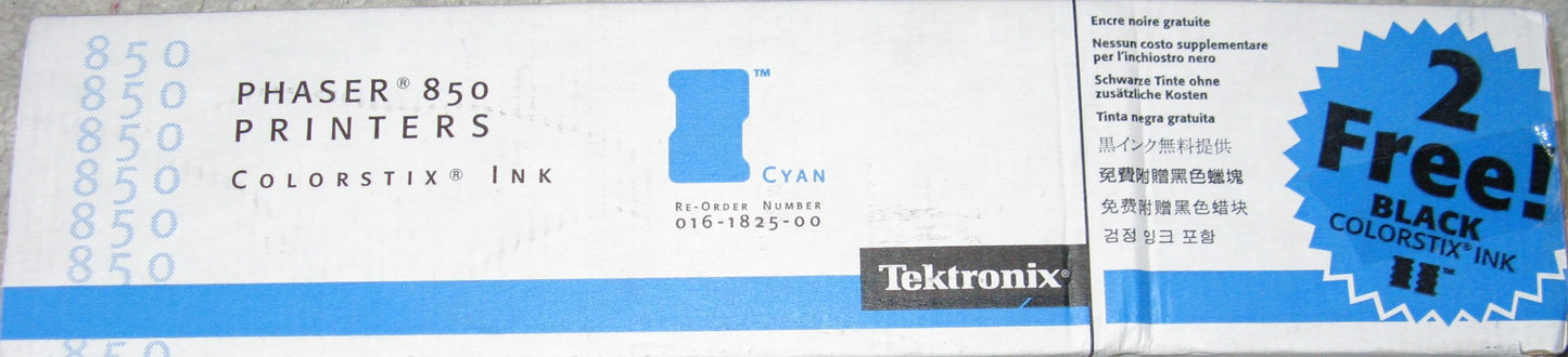 Xerox Tektronix ColorStix Phaser 850 Ink Set 016-1825-00