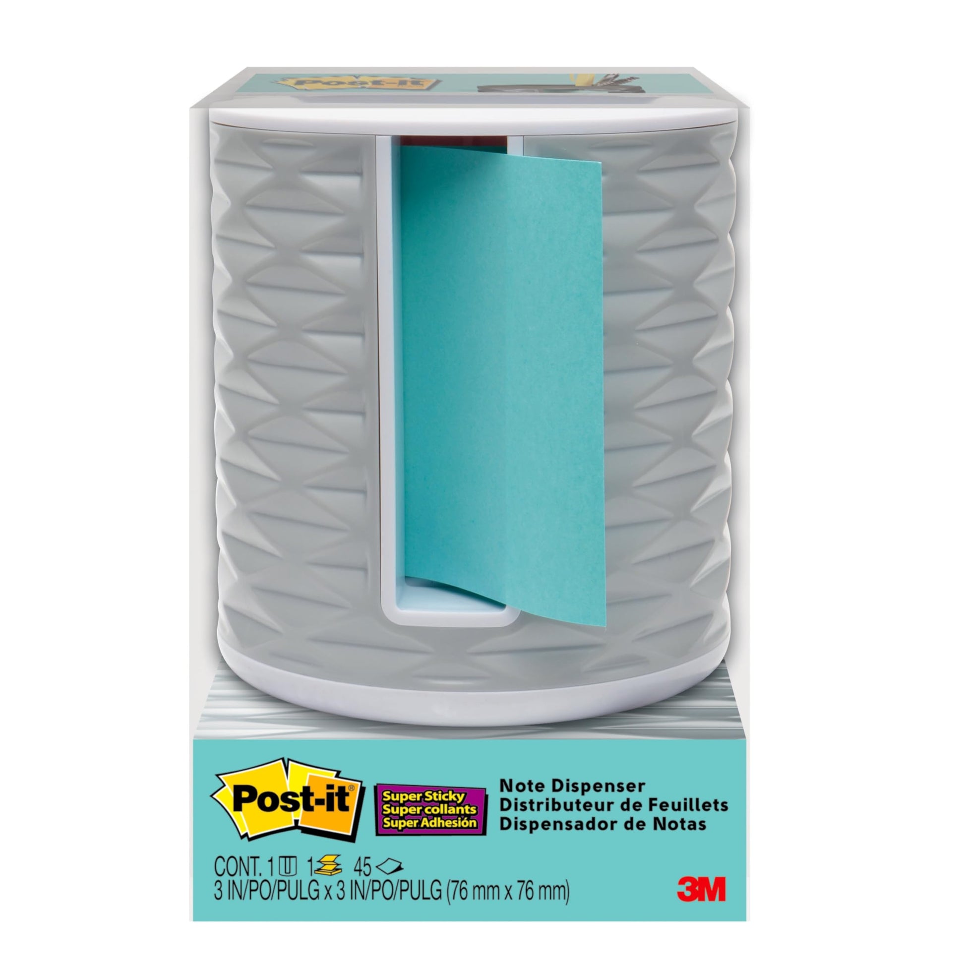 3M Post-it Note Dispenser ABS 3x3 in