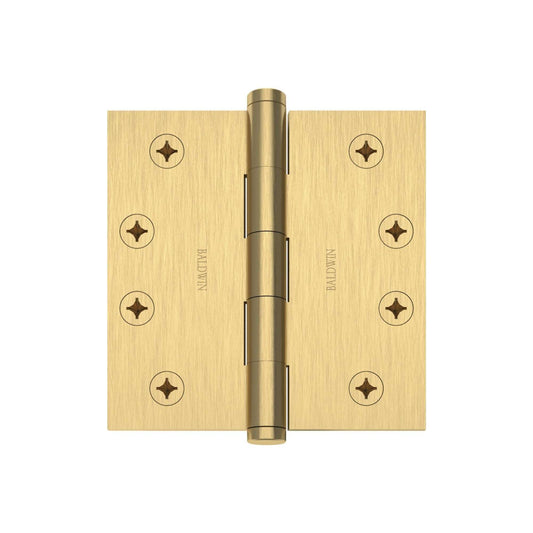 Baldwin 1040.I 4" Mortise Door Hinge Satin Brass
