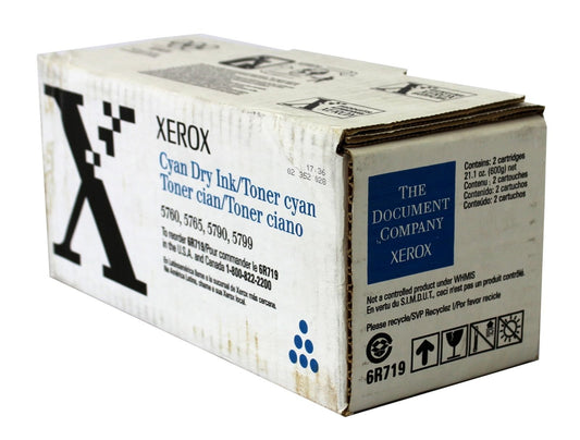 Xerox 6R719 Cyan Toner Cartridge 2-Pack