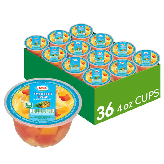 DOLE Tropical Fruit Bowls 4oz 36-Pack