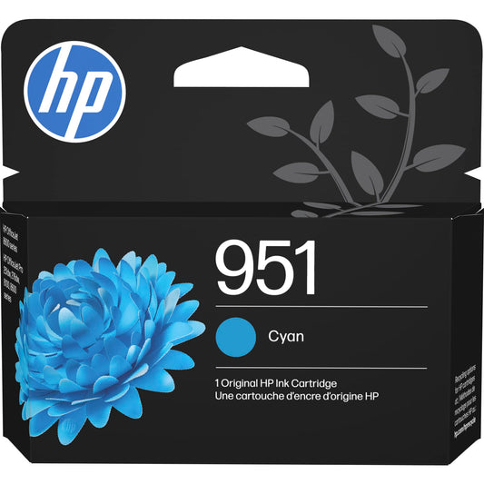 HP 951 Cyan Ink Cartridge for HP Printers | Works with Printer Series: OfficeJet 8600, Pro 251dw, 276dw, 8100, 8610, 8620, 8630 | Eligible for Instant Ink | CN050AN