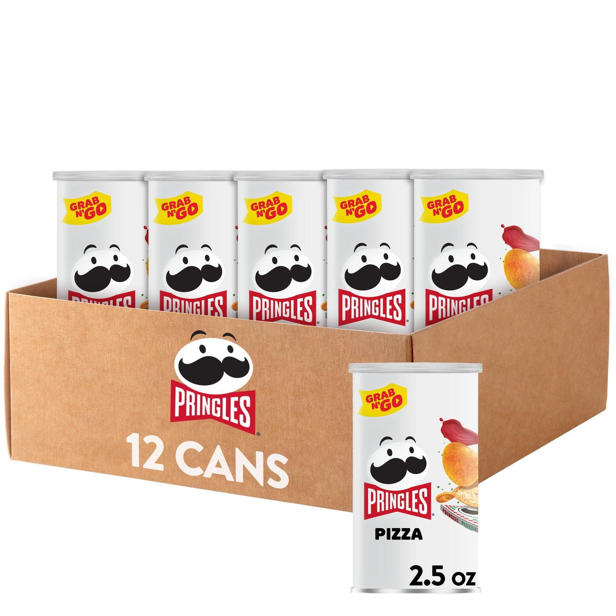 Pringles Potato Crisps Pizza 12 Pack