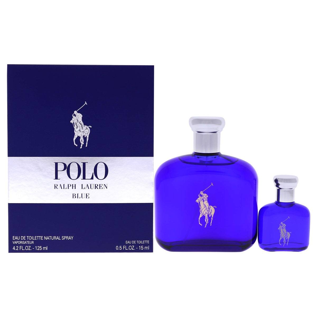 Ralph Lauren Polo Blue Men's 2-Pc EDT Set 4.2oz + 15ml