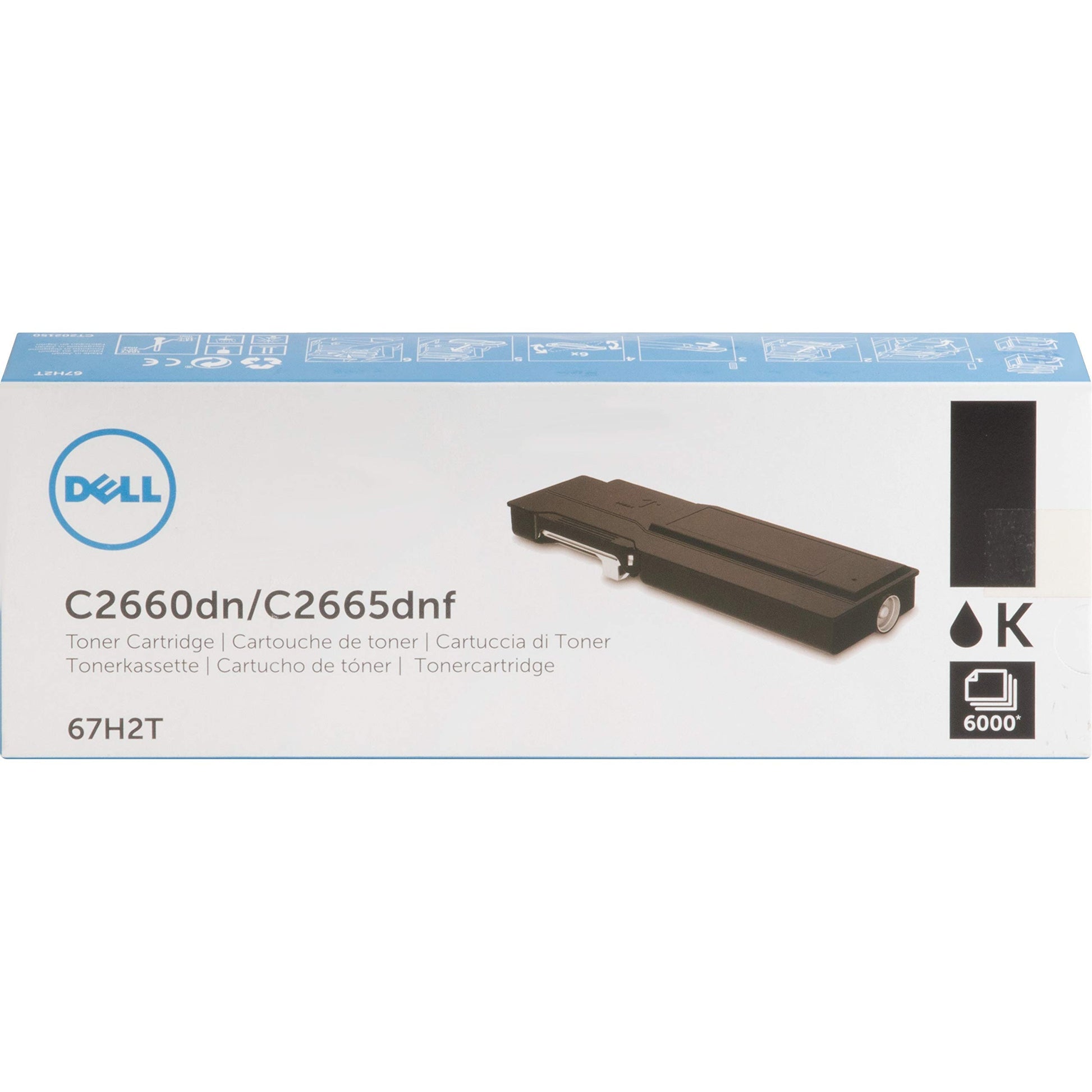 Dell 593-BBBU EHY Black Toner DLL67H2T