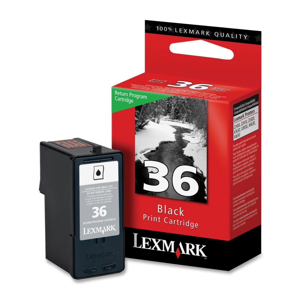 Lexmark #36  Black Return ST C