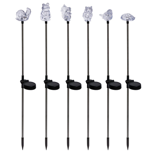 Alpine Solar Garden Friends Stake Assorted