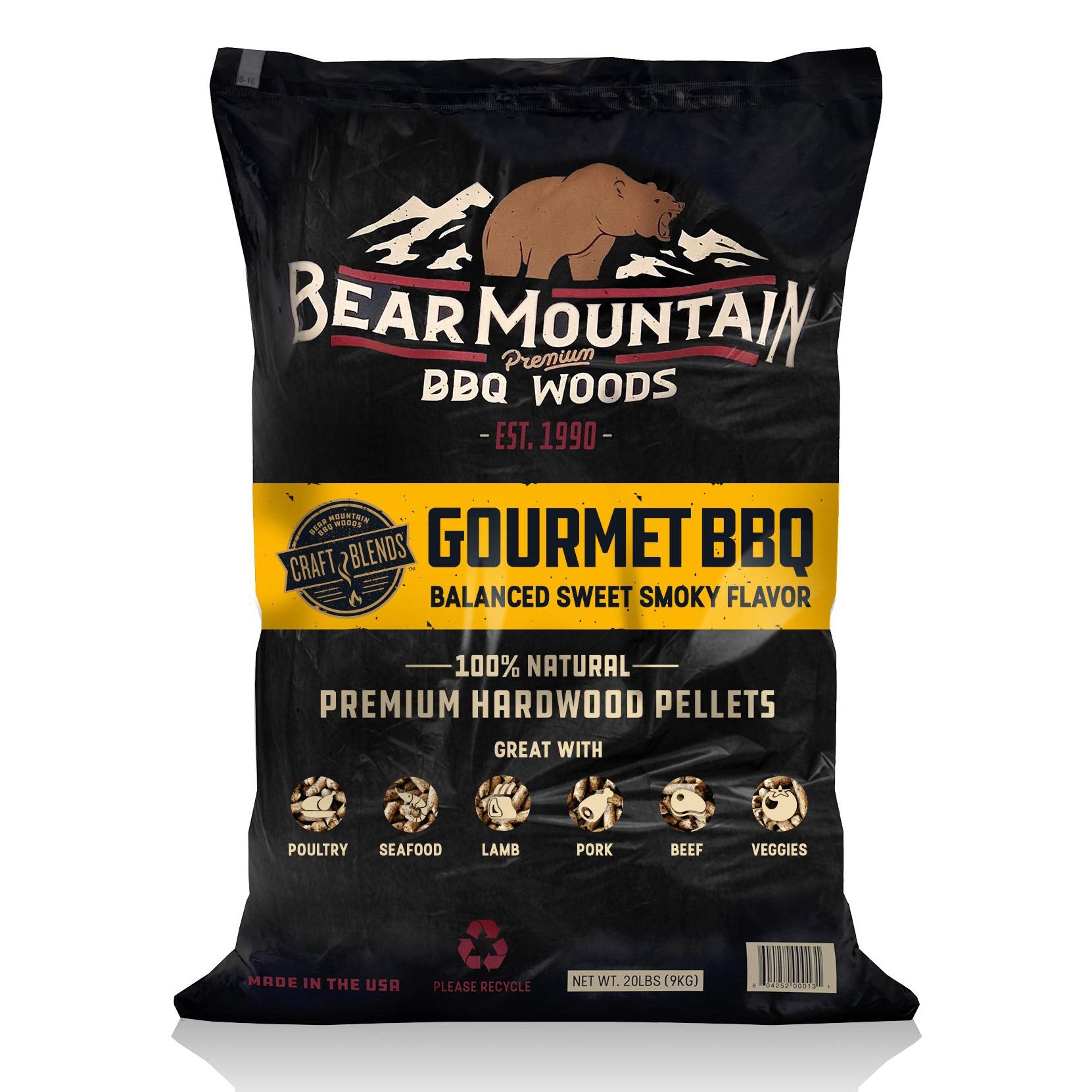 BEAR PELLET WD BBQ CB GOURMET