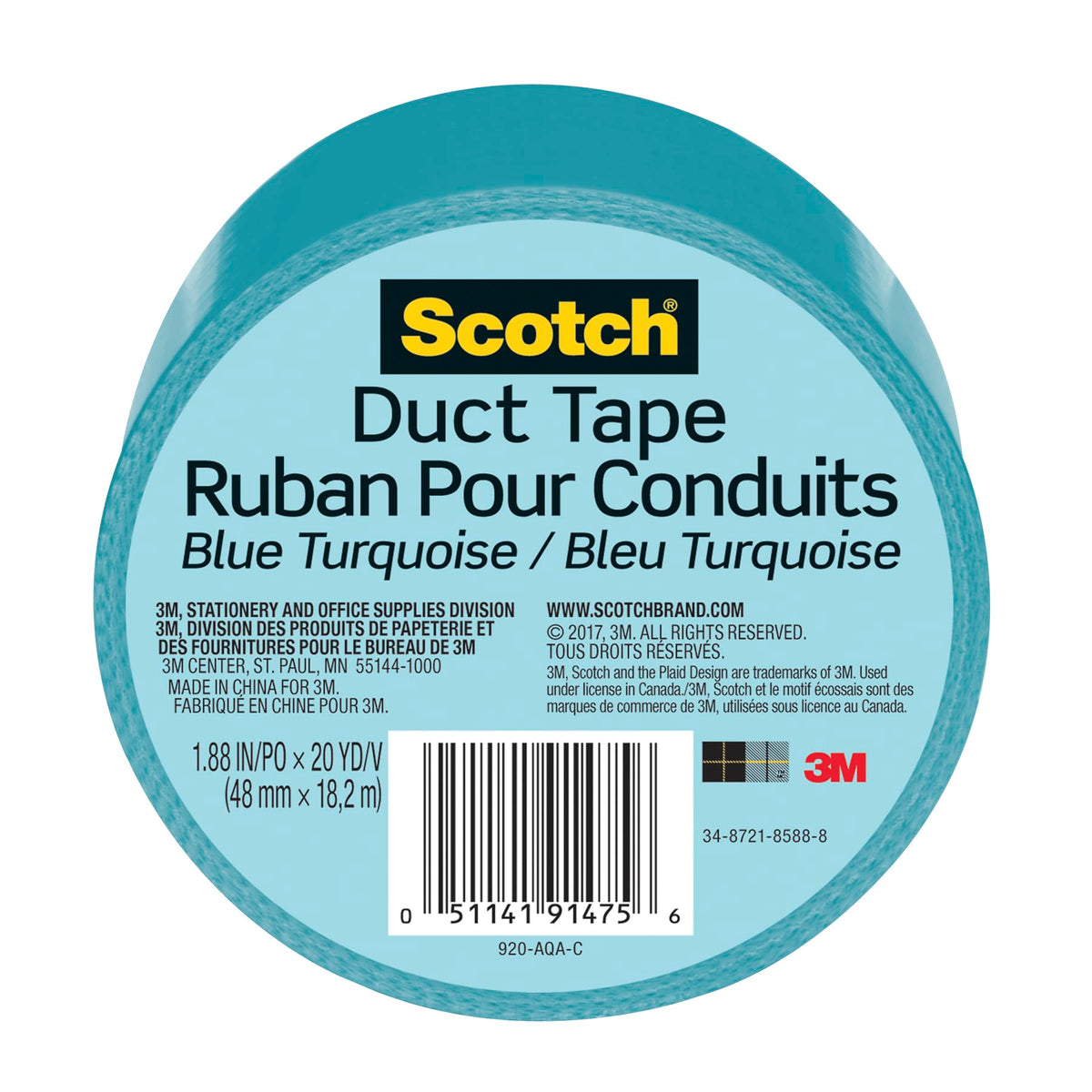 3M Washi Tape Glit HT Pnk .59In