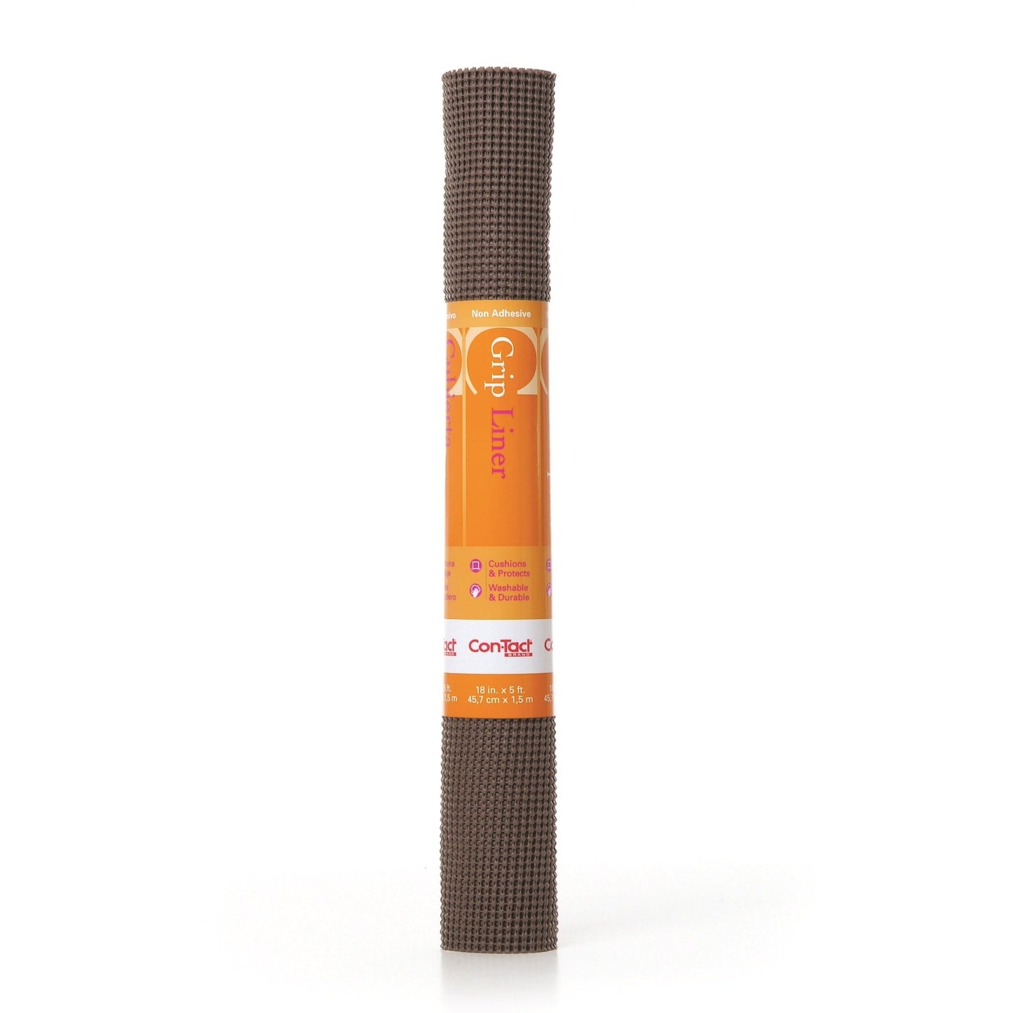 Con-Tact Beaded Grip Non-Slip Shelf Liner 18x5ft Chocolate 05F-C7K1B-06