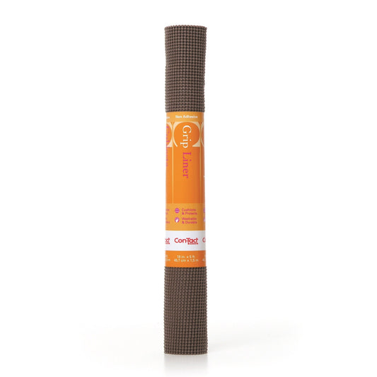 Con-Tact Beaded Grip Non-Slip Shelf Liner 18x5ft Chocolate 05F-C7K1B-06