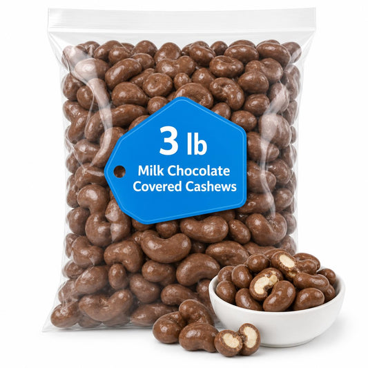 Bulk Milk Chocolate Covered Cashews 3 lb