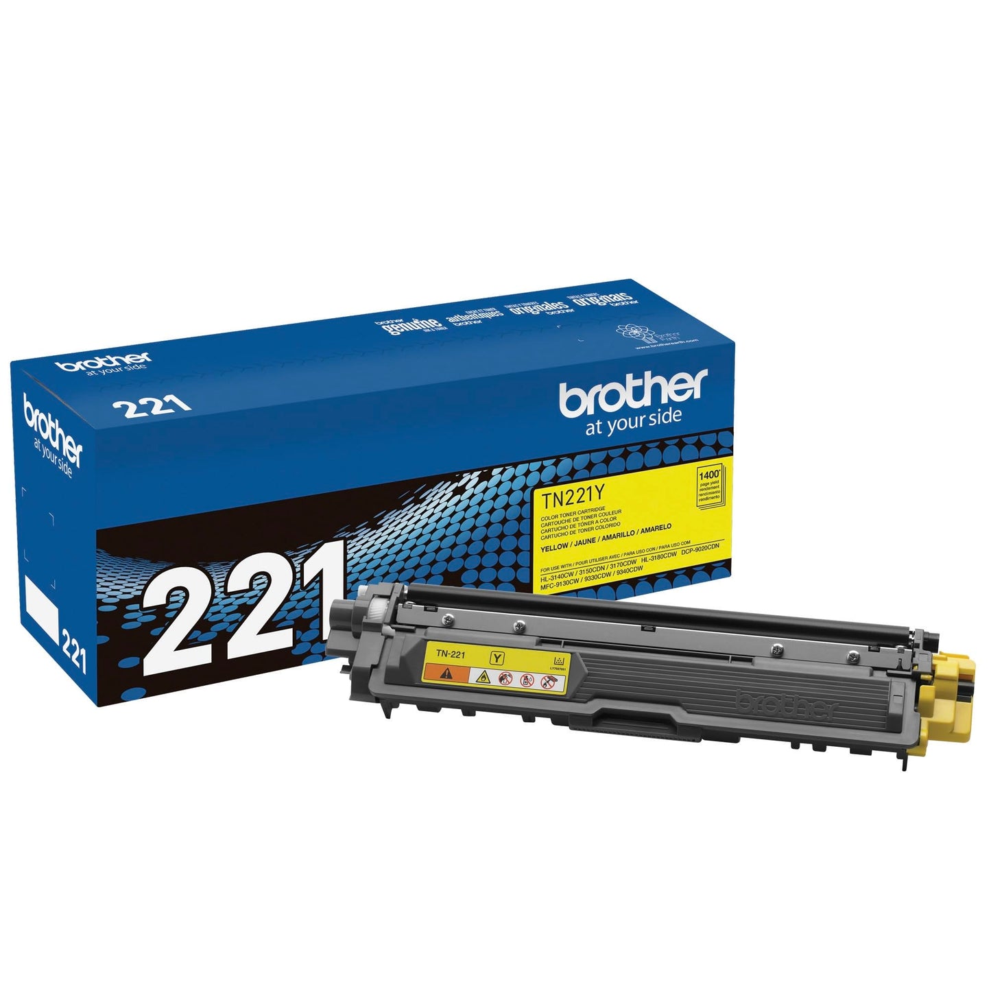 Brother TN-221Y Compatible Premium Toner Cartridge TN221Y Yellow