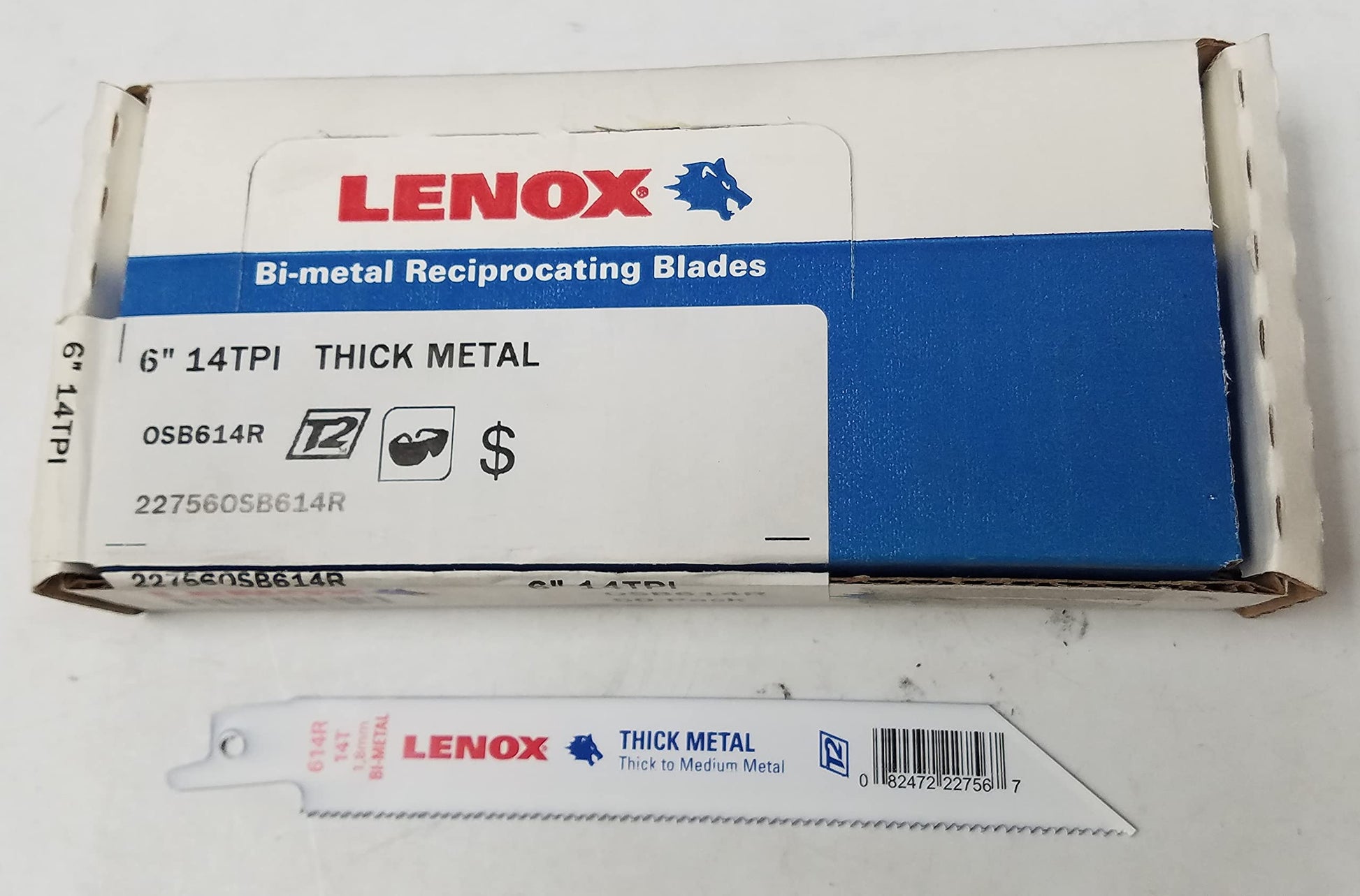Recip Blade6"14tpi Lenox