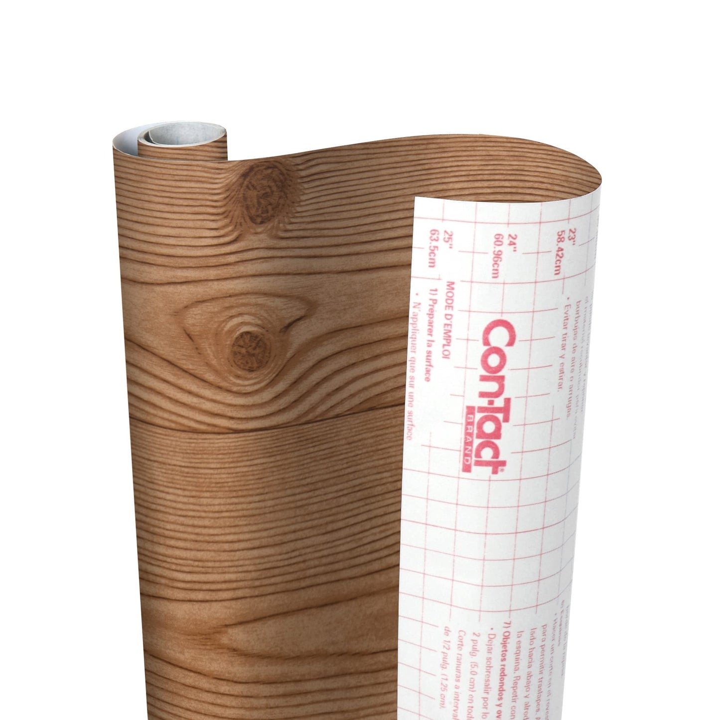 Con-Tact Creative Covering Vinyl Shelf Liner 18'' x 16' Knotty Pine