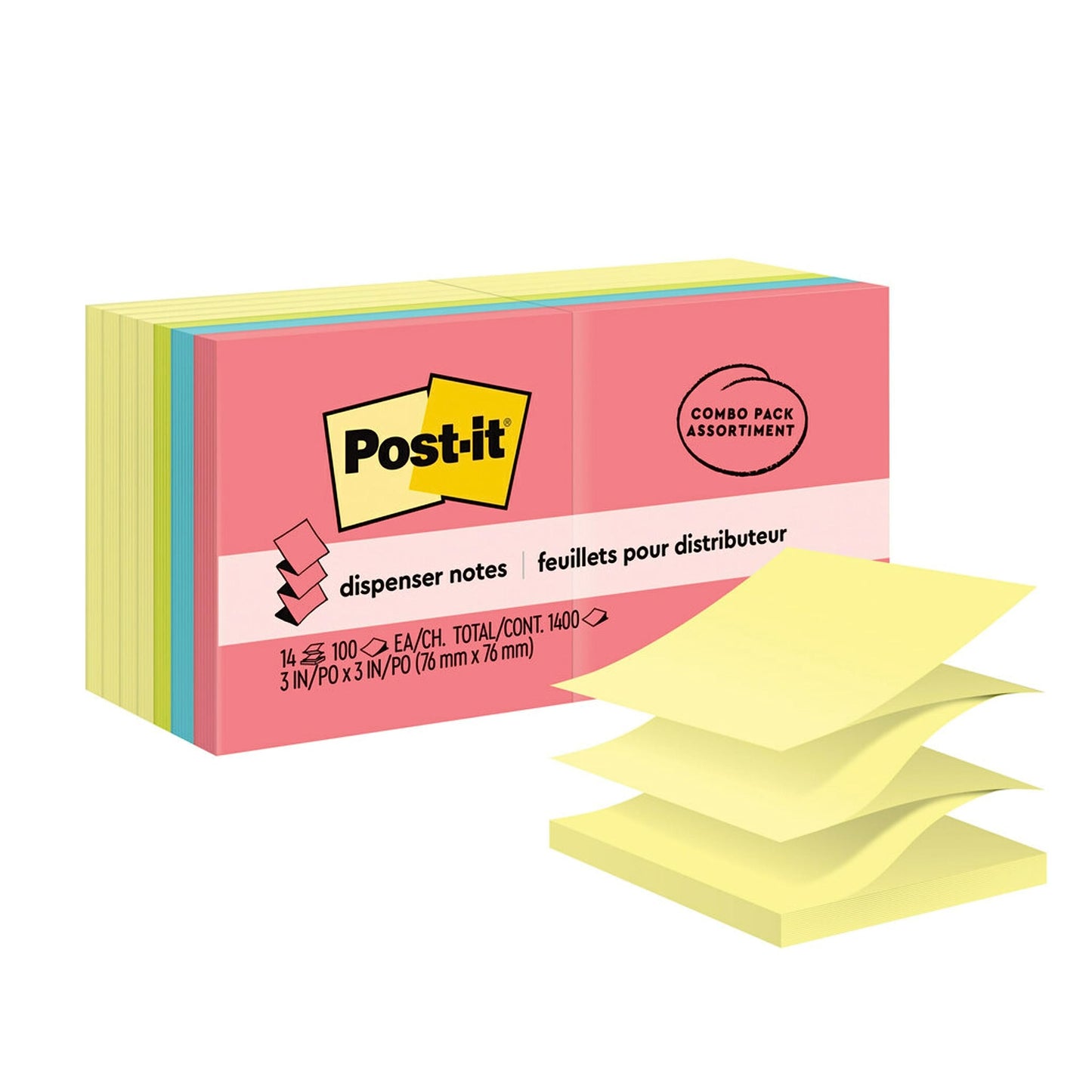NOTE;POPUP;3X3;14PK;ASSRTD