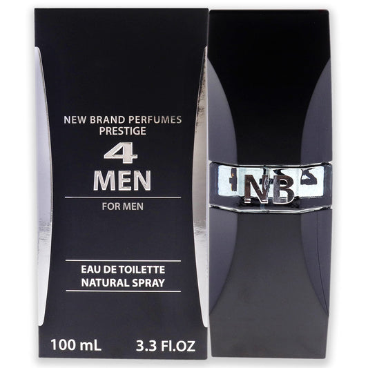 New Brand Perfumes 4 Men EDT Spray Men 3.3 oz (sem numero)