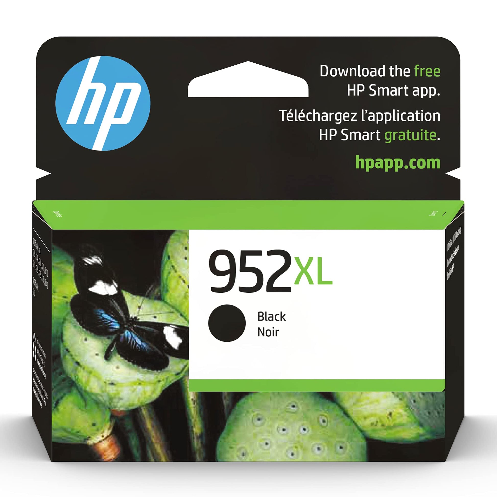 HP 952XL Black High-Yield Ink Cartridge F6U19AN