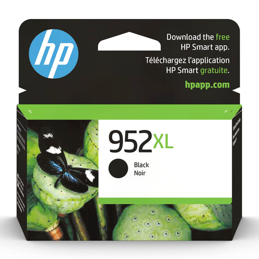 HP 952XL Black High-Yield Ink Cartridge F6U19AN