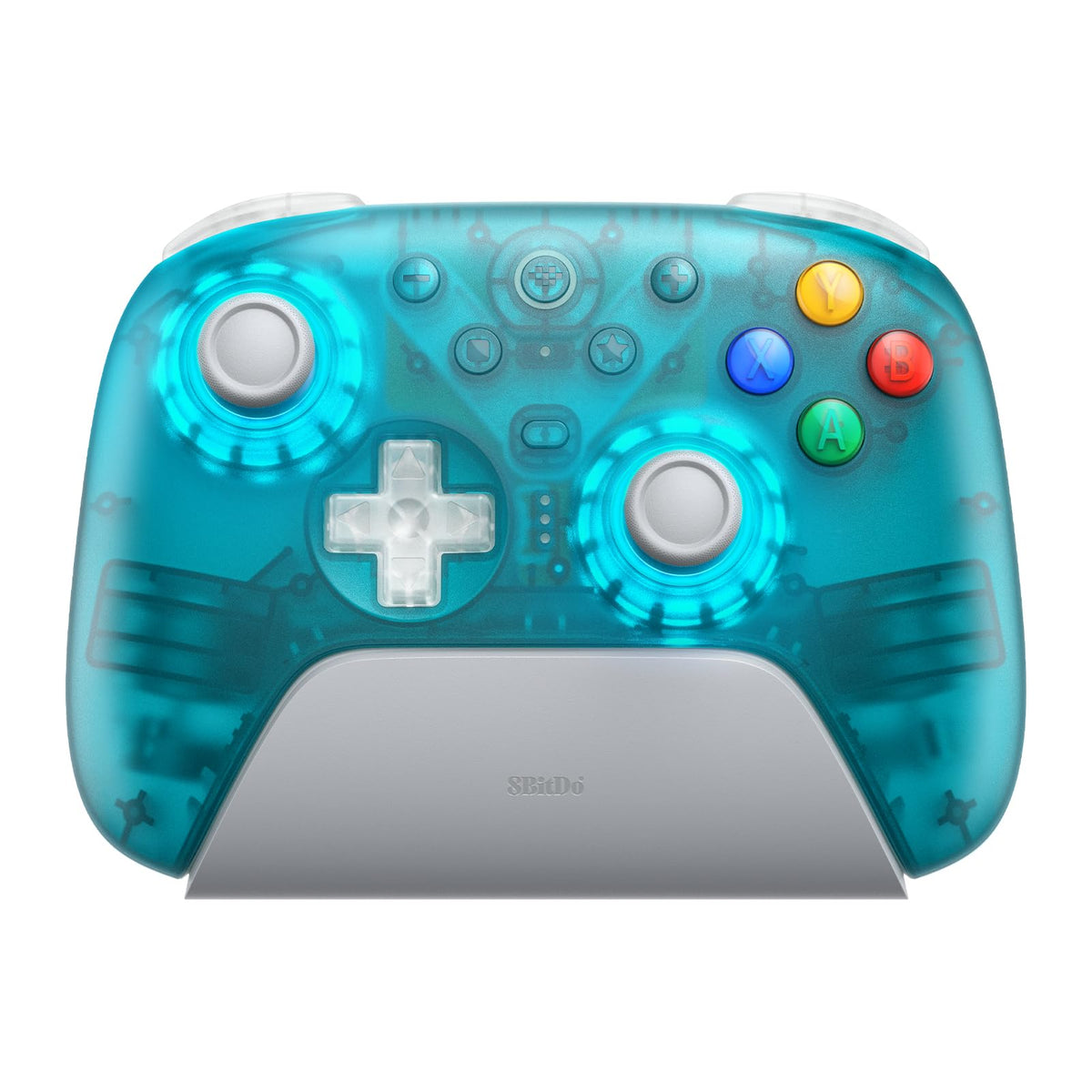 8Bitdo Ultimate 2 Wireless Controller Clear Blue