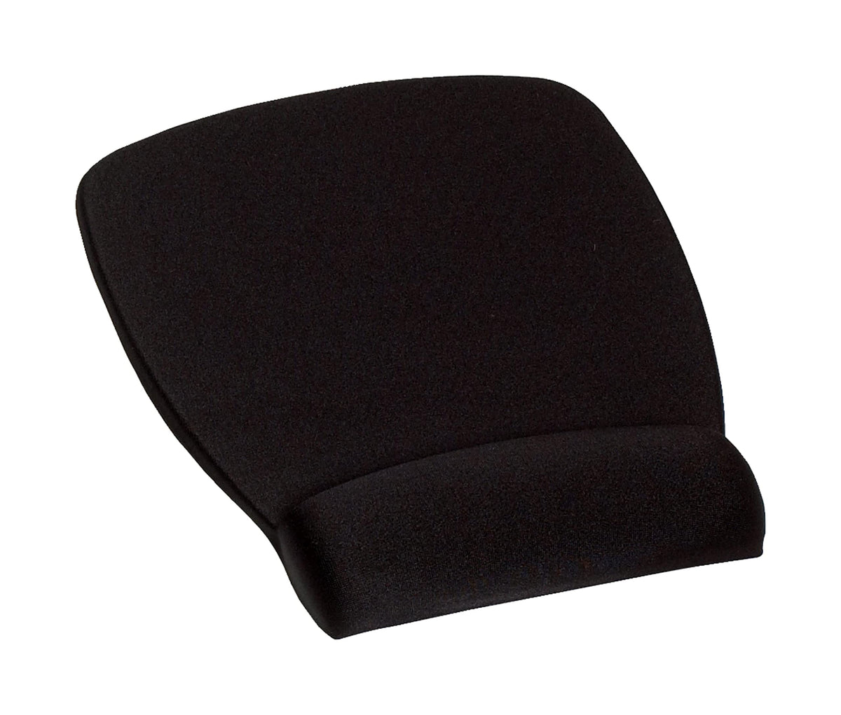 3M Antimicrobial Foam Mouse Pad with Wrist Rest, 8.62 x 6.75, Black