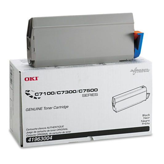 Oki C7100/C7300/C7350/C7500/C7550 Series Black Toner (10000 Yield)