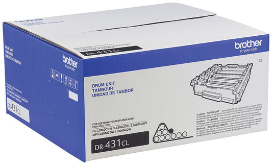 Brother Printer DR431CL Drum Unit-Retail Packaging, Black