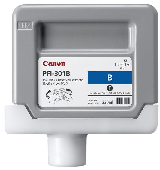 Canon PFI-301BU Blue Ink Cartridge 330ml