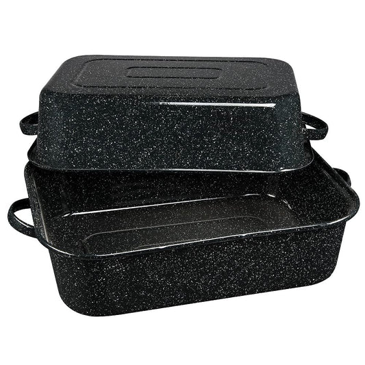 Granite Columbian Covered Roaster 19.5 in