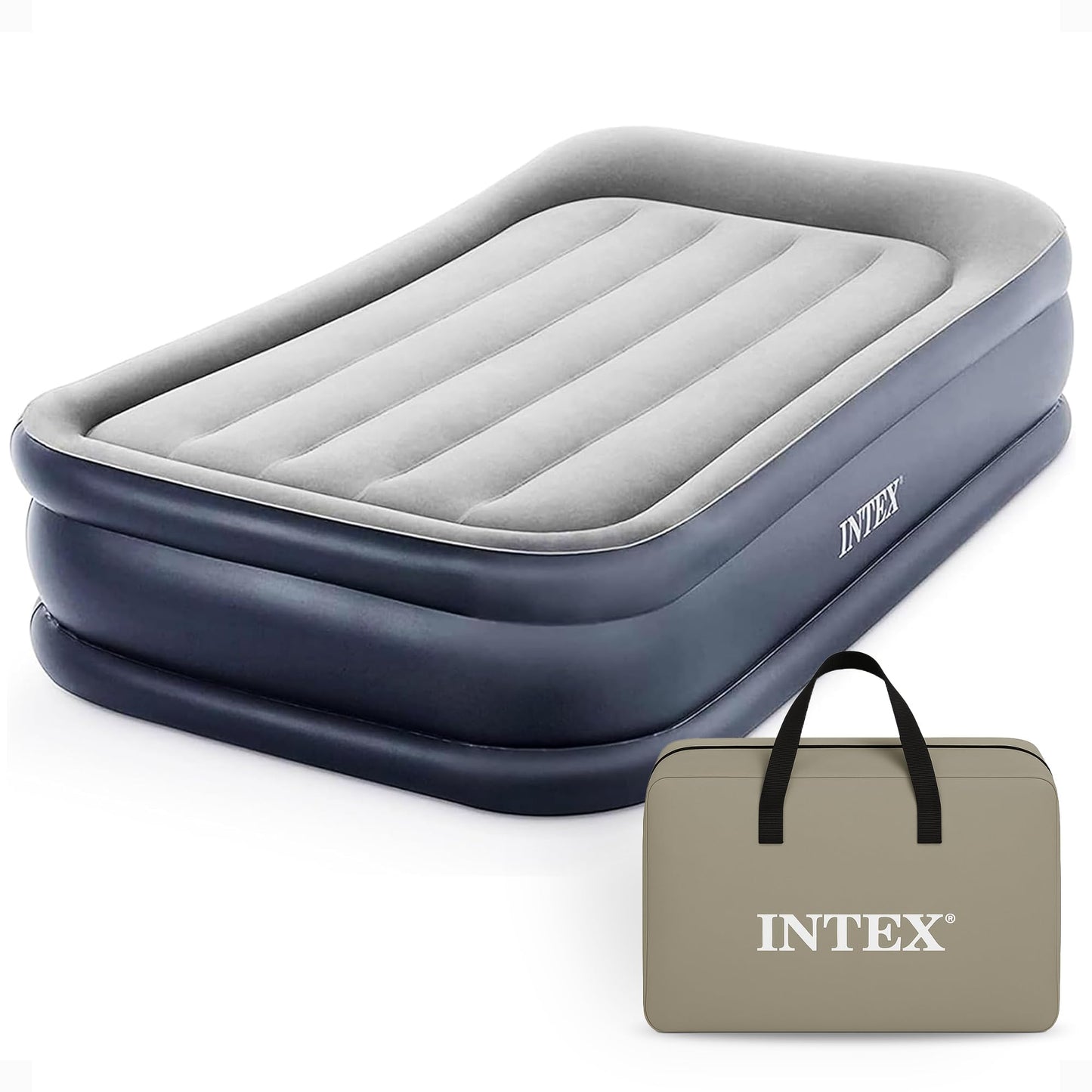 INTEX Twin Deluxe Pillow Rest Airbed